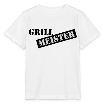 Grillmeister - Stanley/Stella Kinder T-Shirt MINI CREATOR  - Weiß - Vorne - Maike (125cm)