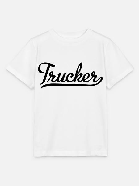 Trucker - Stanley/Stella Kinder T-Shirt MINI CREATOR - Weiß