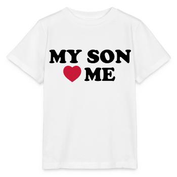 my son loves me - Stanley/Stella Kinder T-Shirt MINI CREATOR  - Weiß - Vorne - Maike (125cm)