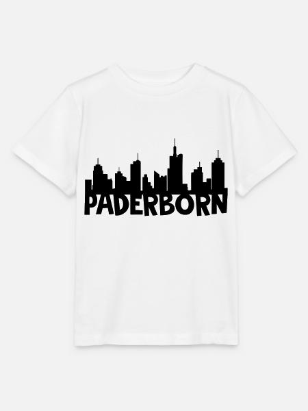 Paderborn Skyline - Stanley/Stella Kinder T-Shirt MINI CREATOR - Weiß