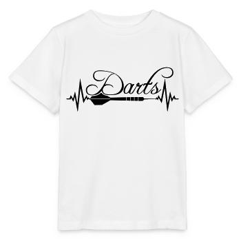 logo club texte fréquence battement de coeur pouls jouer - T-shirt bio MINI CREATOR Stanley/Stella Enfant - blanc - Devant - Maike (125cm)