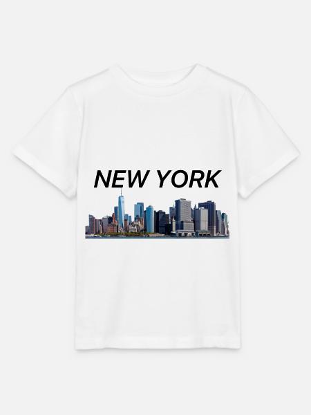 New York - Stanley/Stella Kinder T-Shirt MINI CREATOR  - Weiß