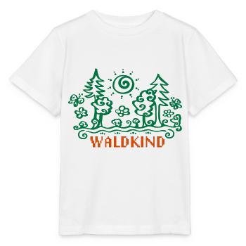 Waldkind Waldkindergarten Natur Wald, 23 Farben - Stanley/Stella Kinder T-Shirt MINI CREATOR  - Weiß - Vorne - Maike (125cm)