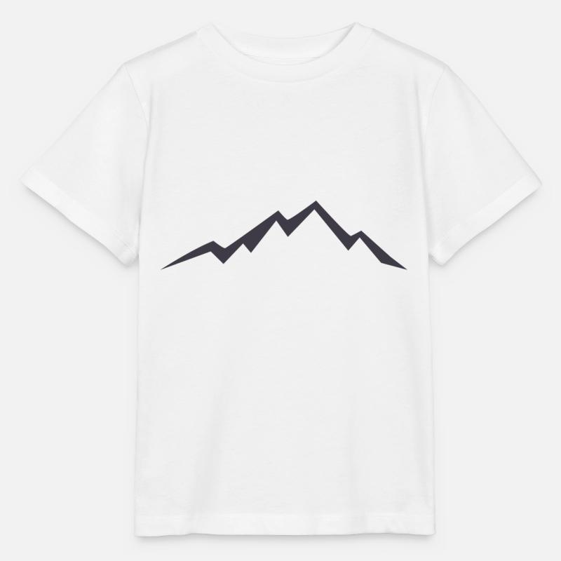 Berg Mountain - Stanley/Stella Kinder T-Shirt MINI CREATOR  - Weiß