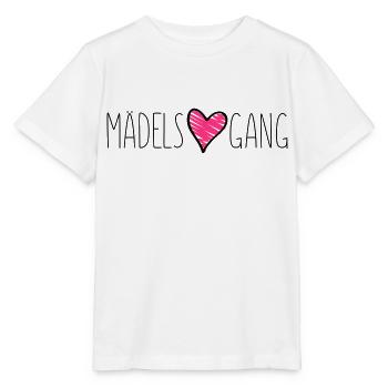 maedels herz gang liebe - Stanley/Stella Kinder T-Shirt MINI CREATOR  - Weiß - Vorne - Maike (125cm)