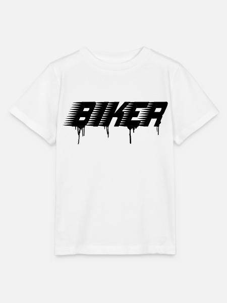 biker - T-shirt bio MINI CREATOR Stanley/Stella Enfant - blanc
