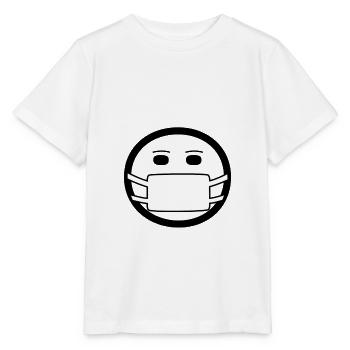 Masque et masque facial - T-shirt bio MINI CREATOR Stanley/Stella Enfant - blanc - Devant - Maike (125cm)