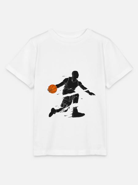Basketball-Spieler - Stanley/Stella Kinder T-Shirt MINI CREATOR - Weiß