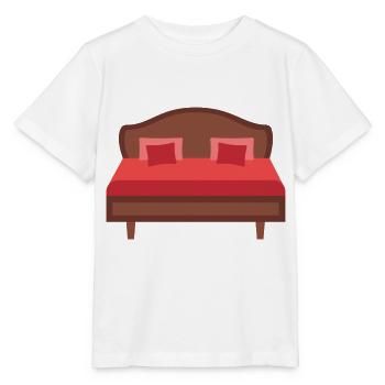 lit - T-shirt bio MINI CREATOR Stanley/Stella Enfant - blanc - Devant - Maike (125cm)