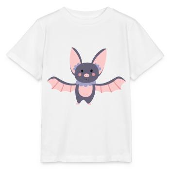 Fledermaus - Stanley/Stella Kinder T-Shirt MINI CREATOR  - Weiß - Vorne - Maike (125cm)