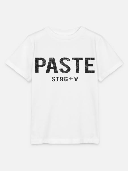 Paste STRG+V - Stanley/Stella Kinder T-Shirt MINI CREATOR  - Weiß