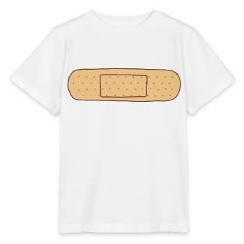 Extremely Sticky Band aid - Stanley/Stella MINI CREATOR Kids’ T-Shirt - white - Front - Maike (125cm)
