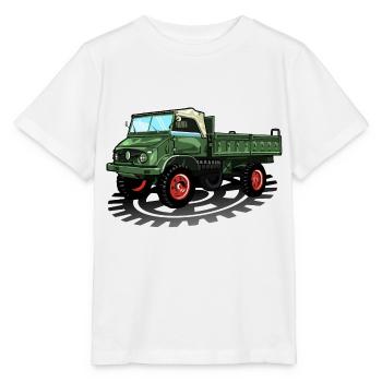Unimog - Oldtimer - Offroad - Universal motor device - Stanley/Stella MINI CREATOR Kids’ T-Shirt - white - Front - Maike (125cm)