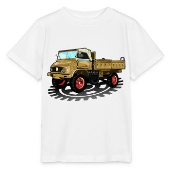 Unimog - Oldtimer - Offroad - Universal motor device - Stanley/Stella MINI CREATOR Kids’ T-Shirt - white - Front - Maike (125cm)