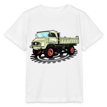 Unimog - Oldtimer - Offroad - Universal motor device - Stanley/Stella MINI CREATOR Kids’ T-Shirt - white - Front - Maike (125cm)