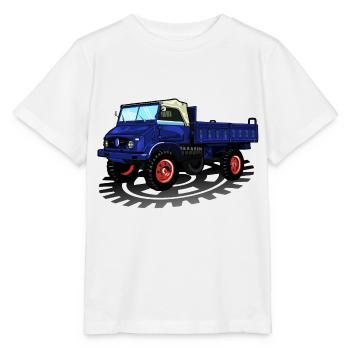 Unimog - Oldtimer - Offroad - Universal motor device - Stanley/Stella MINI CREATOR Kids’ T-Shirt - white - Front - Maike (125cm)
