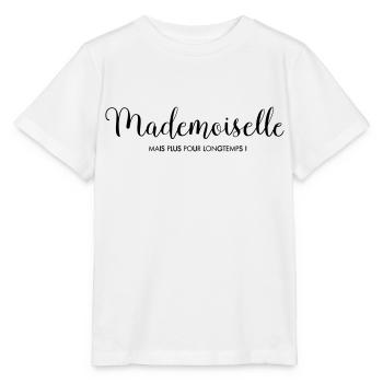 Mademoiselle EVC - T-shirt bio MINI CREATOR Stanley/Stella Enfant - blanc - Devant - Maike (125cm)