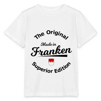 Né en Franconie - T-shirt bio MINI CREATOR Stanley/Stella Enfant - blanc - Devant - Maike (125cm)