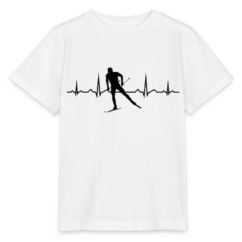 Langlauf Skating Langlauf Langlauf Classic - Stanley/Stella Kinder T-Shirt MINI CREATOR  - Weiß - Vorne - Maike (125cm)