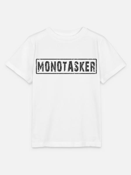 Monotasker Multitasker - Stanley/Stella Kinder T-Shirt MINI CREATOR - Weiß