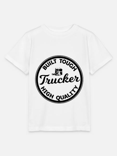 Quality Trucker - Stanley/Stella Kinder T-Shirt MINI CREATOR - Weiß
