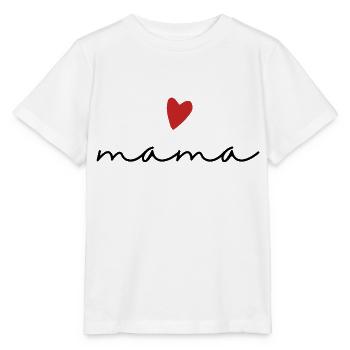 mama T-shirt, a gift for women and men - Stanley/Stella MINI CREATOR Kids’ T-Shirt - white - Front - Maike (125cm)
