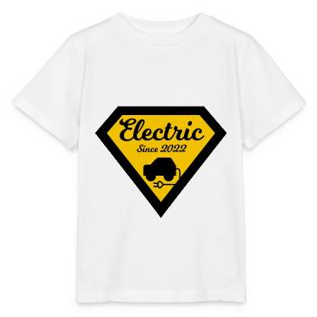 Véhicules électriques - T-shirt bio MINI CREATOR Stanley/Stella Enfant - blanc - Devant - Maike (125cm)