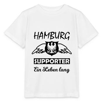 Die Hamburger Fans - Stanley/Stella Kinder T-Shirt MINI CREATOR  - Weiß - Vorne - Maike (125cm)