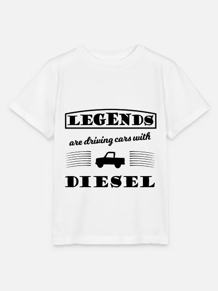 Der Diesel Fahrer - Stanley/Stella Kinder T-Shirt MINI CREATOR - Weiß
