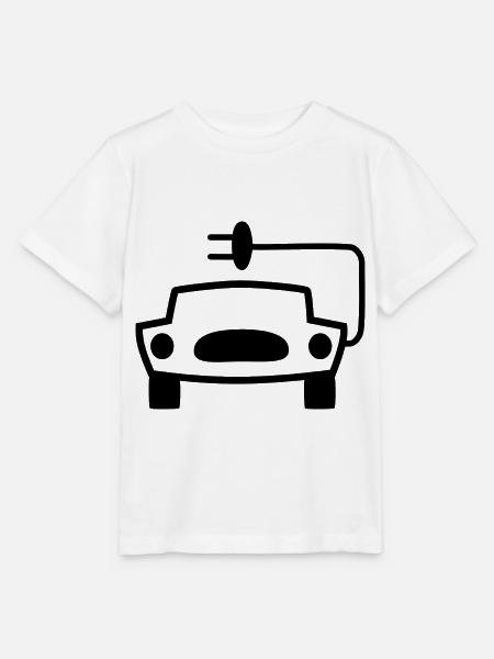 Das Elektroauto - Stanley/Stella Kinder T-Shirt MINI CREATOR  - Weiß