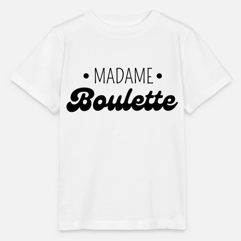 Madame boulette - T-shirt bio MINI CREATOR Stanley/Stella Enfant - blanc