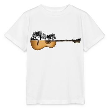 natürliche gitarre - Stanley/Stella Kinder T-Shirt MINI CREATOR  - Weiß - Vorne - Maike (125cm)