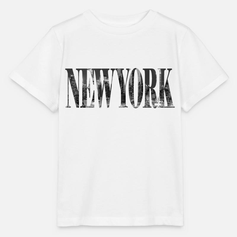 New York - T-shirt bio MINI CREATOR Stanley/Stella Enfant - blanc