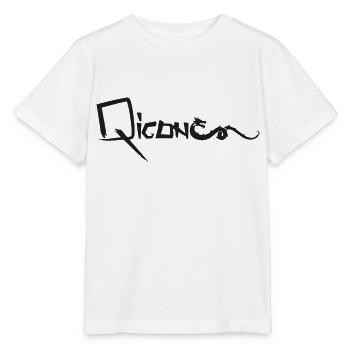 Qigong Dragon black - Stanley/Stella Kinder T-Shirt MINI CREATOR  - Weiß - Vorne - Maike (125cm)