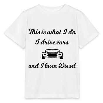 Voitures et diesels - T-shirt bio MINI CREATOR Stanley/Stella Enfant - blanc - Devant - Maike (125cm)