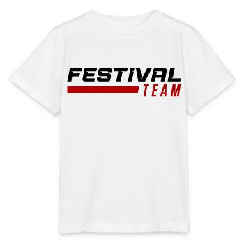 L’équipe du festival - T-shirt bio MINI CREATOR Stanley/Stella Enfant - blanc - Devant - Maike (125cm)