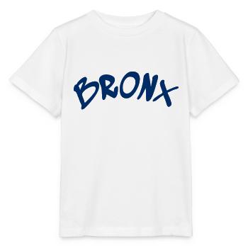 Bronx - New York City - États-Unis - Amérique - T-shirt bio MINI CREATOR Stanley/Stella Enfant - blanc - Devant - Maike (125cm)