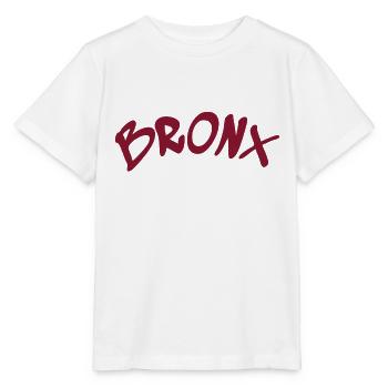 Bronx - New York City - États-Unis - Amérique - T-shirt bio MINI CREATOR Stanley/Stella Enfant - blanc - Devant - Maike (125cm)