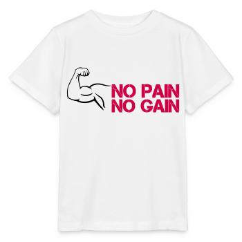 Gain de douleur au biceps - T-shirt bio MINI CREATOR Stanley/Stella Enfant - blanc - Devant - Maike (125cm)
