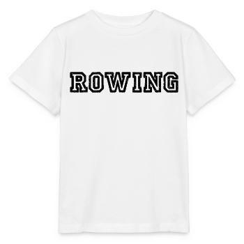 Rowing Slogan - Rowing - Rower - Rower - Stanley/Stella MINI CREATOR Kids’ T-Shirt - white - Front - Maike (125cm)