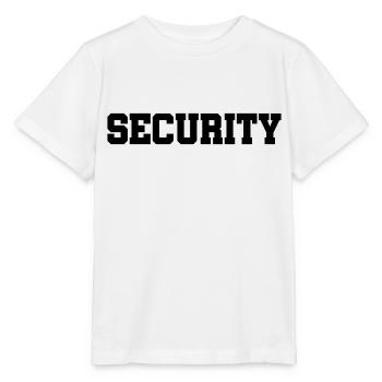 Security - Sicherheitsdienst - Bewachung - Schutz - Stanley/Stella Kinder T-Shirt MINI CREATOR  - Weiß - Vorne - Maike (125cm)
