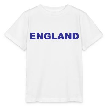 England Soccer - Football - Great Britain - Stanley/Stella Kinder T-Shirt MINI CREATOR  - Weiß - Vorne - Maike (125cm)