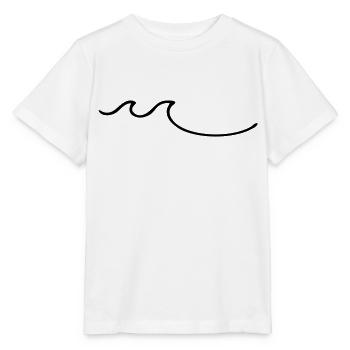 wellen - Stanley/Stella Kinder T-Shirt MINI CREATOR  - Weiß - Vorne - Maike (125cm)