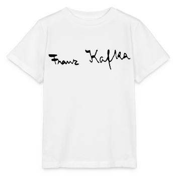 Franz Kafka Unterschrift - Stanley/Stella Kinder T-Shirt MINI CREATOR  - Weiß - Vorne - Maike (125cm)