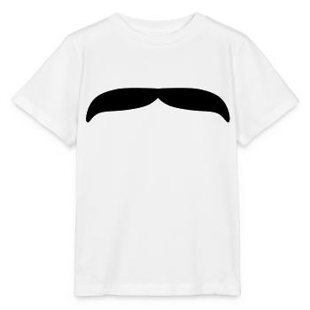 Moustache 2 - Stanley/Stella MINI CREATOR Kids’ T-Shirt - white - Front - Maike (125cm)