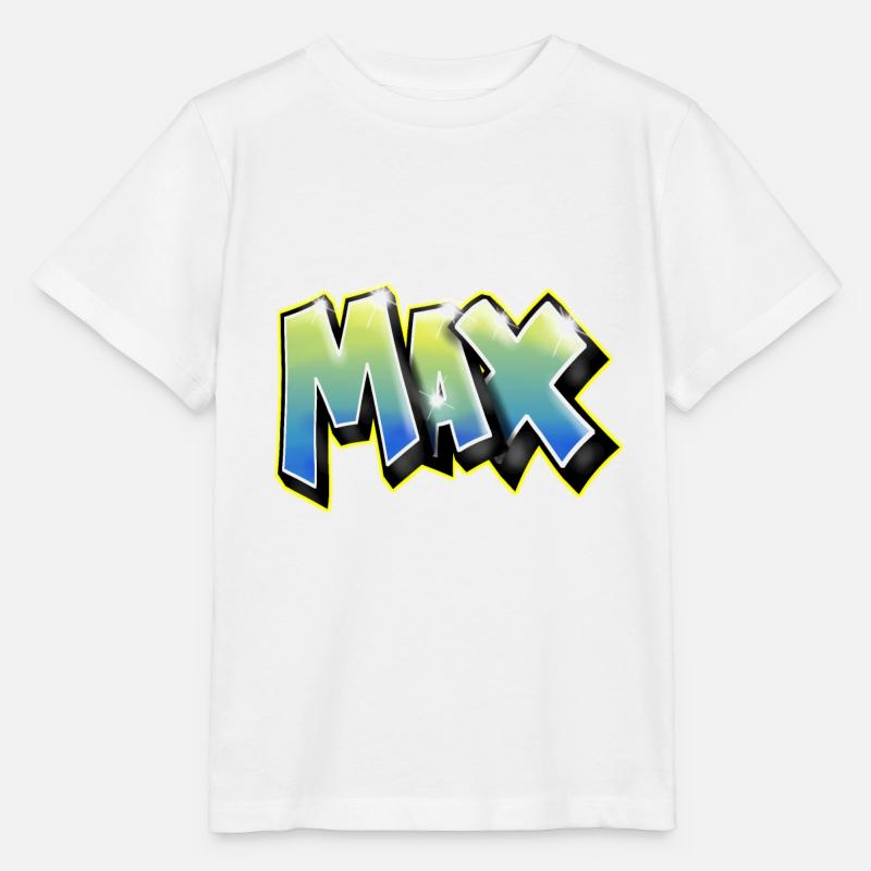 Graffiti Max - T-shirt bio MINI CREATOR Stanley/Stella Enfant - blanc