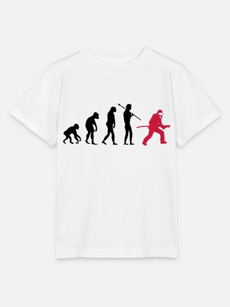 feuerwehr_evolution_02 - Stanley/Stella Kinder T-Shirt MINI CREATOR - Weiß