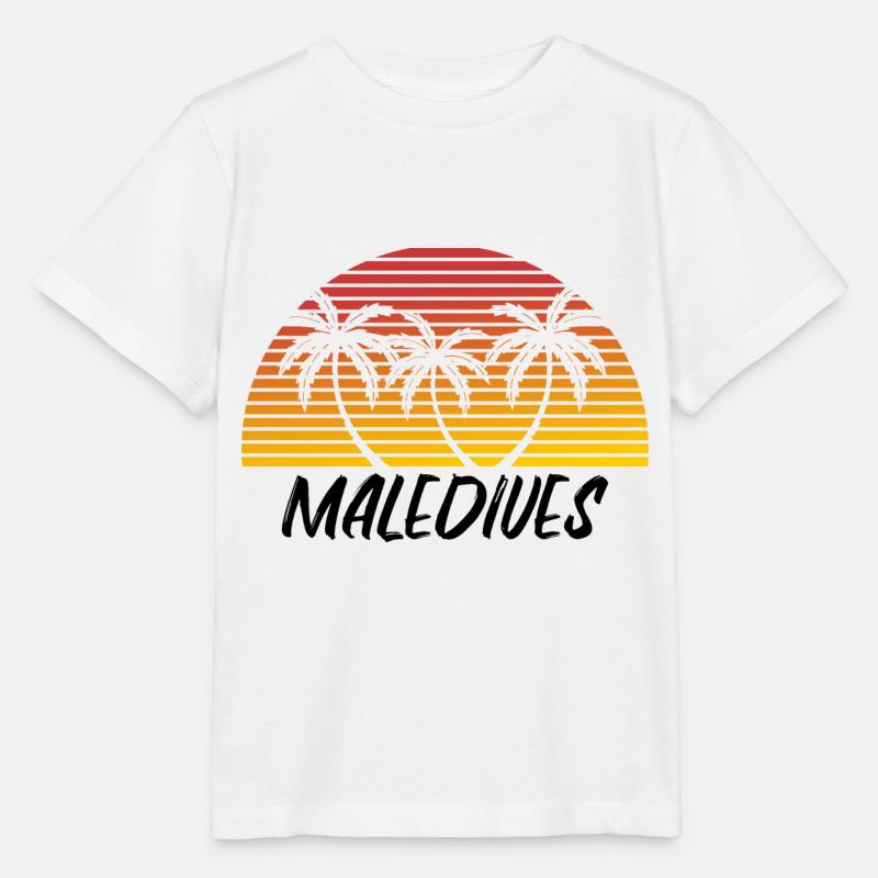Malediven - Stanley/Stella Kinder T-Shirt MINI CREATOR  - Weiß