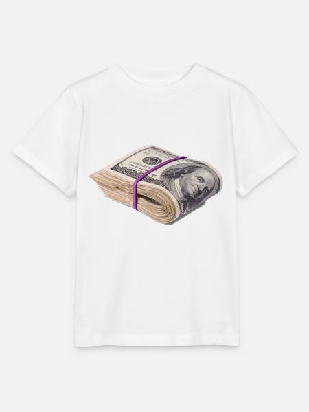 bundle of dollars - Stanley/Stella Kinder T-Shirt MINI CREATOR - Weiß