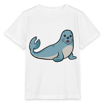 Lion de mer - T-shirt bio MINI CREATOR Stanley/Stella Enfant - blanc - Devant - Maike (125cm)